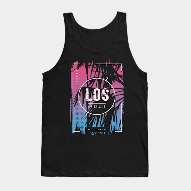 Los Angeles Tank Top by SM Shirts